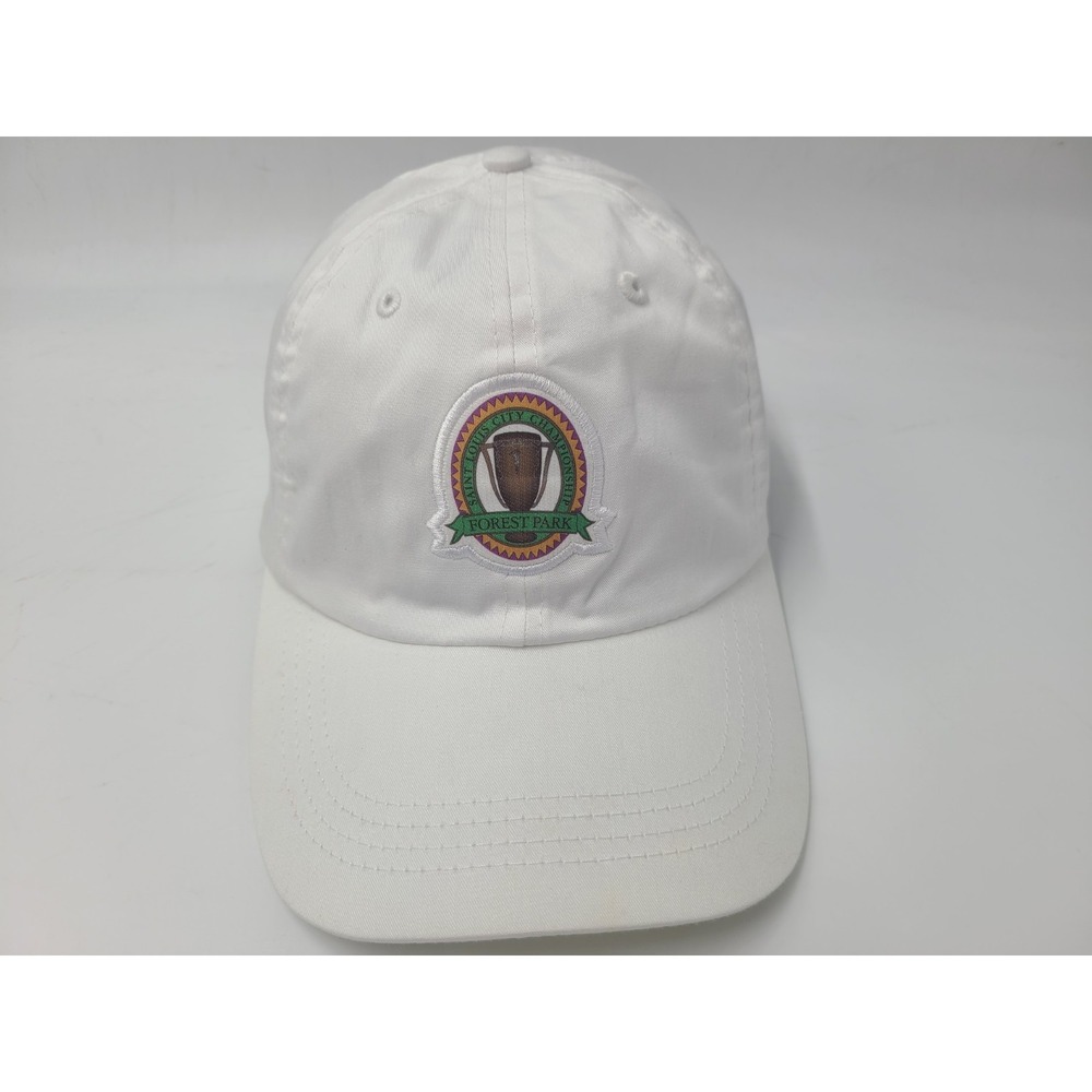 Saint Louis City Championship Forest Park Imperial Adjustable Golf Hat Cap White